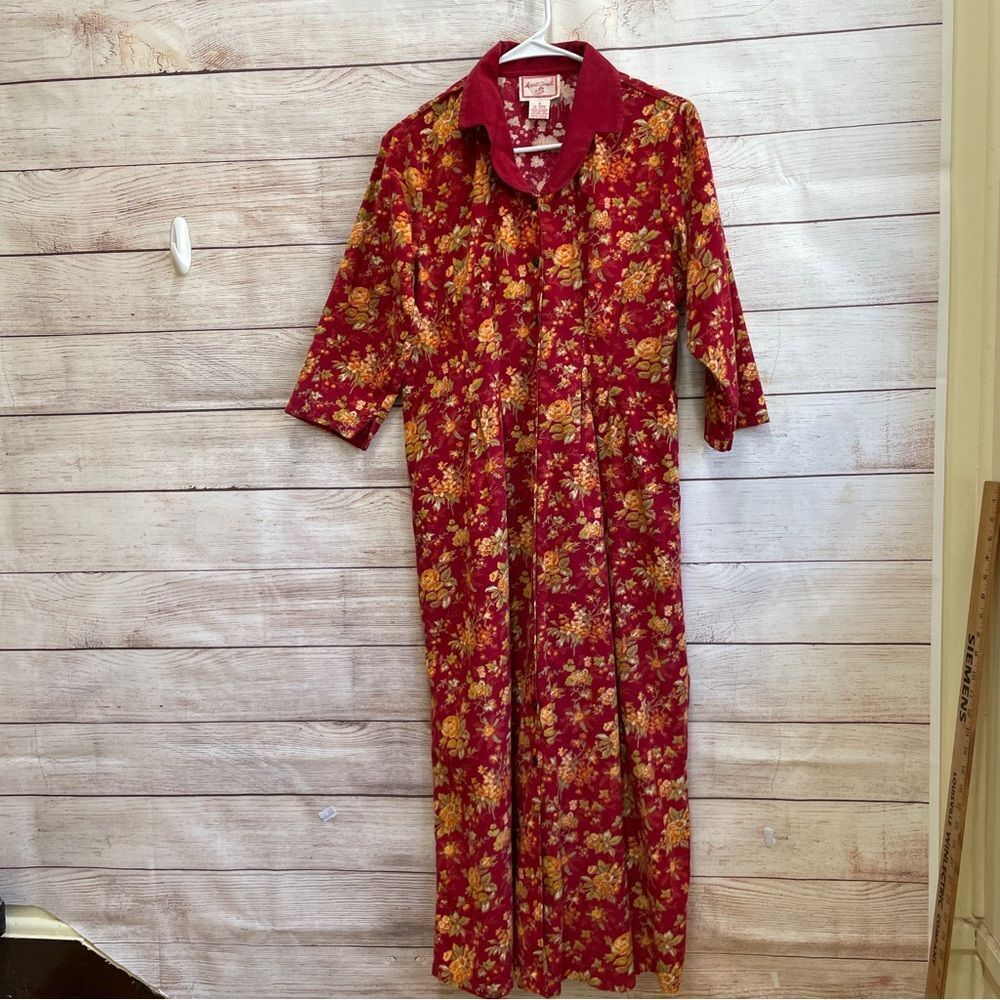 APRIL CORNELL ELIZABETH’S GARDEN CORDUROY MAXI DRESS